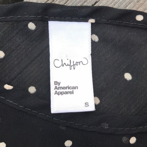 💫4/30 AMERICAN APPAREL Polka Dot Sheer Camisole - Picture 5 of 5